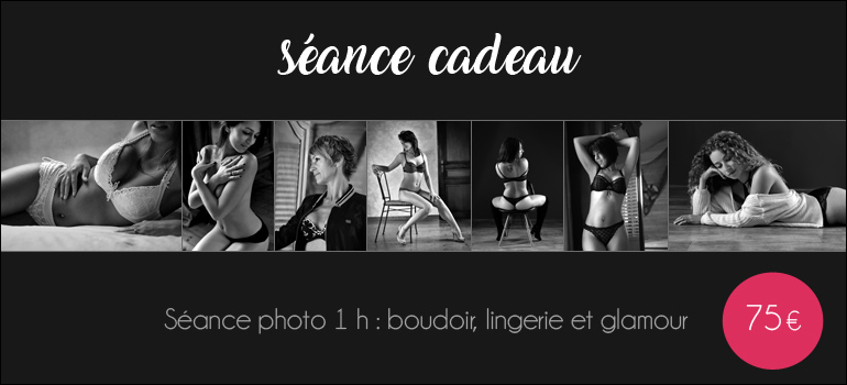 Séance photo cadeau, boudoir et glamour à Lyon